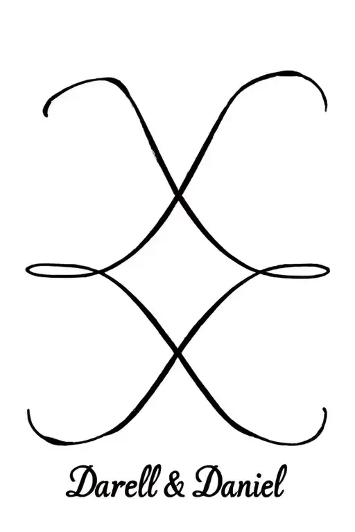 "Darrell & Daniel" "Darrell & Daniel" infinity wrap tattoo design idea