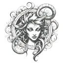 lilith symbol  tattoo design idea