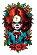 Chucky tattoo design idea