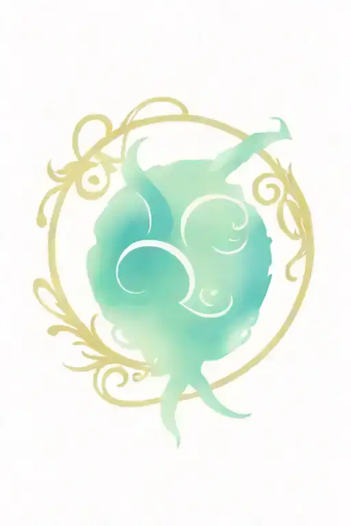 Gemini and Capricorn paired tattoo for girlfriends who are friends tattoo design idea