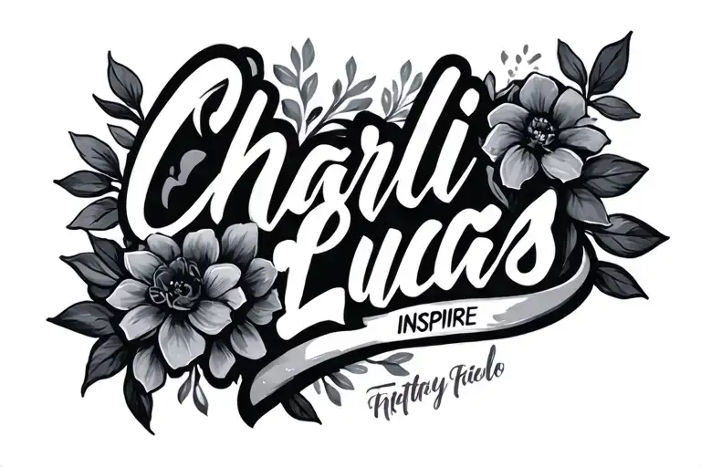 names charli, lucas, riley inspire tattoo tattoo design idea