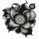 belly button  tattoo design idea