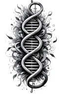 Music, DNA, Tattoo Design tattoo design idea