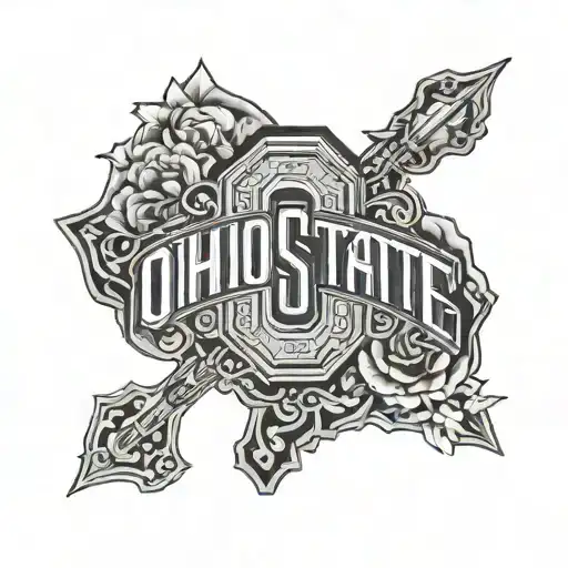 ohio state tattoo design idea