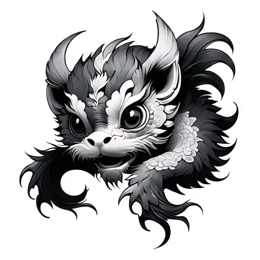 pixiu tattoo design idea