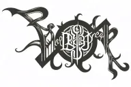two word ambigram tattoo tattoo design idea