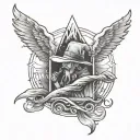 Wanderer tattoo design idea