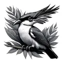 Kookaburra tattoo design idea