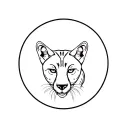Thylacine tattoo design idea
