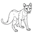 Thylacine tattoo design idea