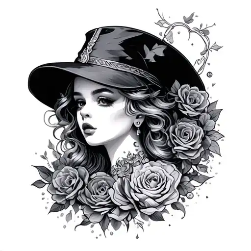 shh its magic tattoo design idea