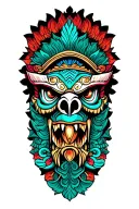 kukulkan arm sleeve tattoo design idea