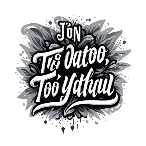 Job Bible verse tattoo design idea