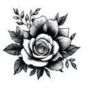 wedding ring finger for girl to girl tattoo design idea