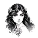 wedding ring finger for girl to girl tattoo design idea