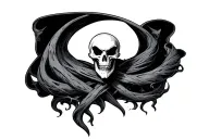 death eater mark tattoo design idea