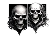 death eater mark tattoo design idea