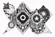 cosmic memento mori forearm tattoo tattoo design idea