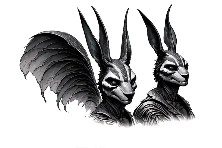 Donnie darko movie and the metamorphosis tattoo design idea