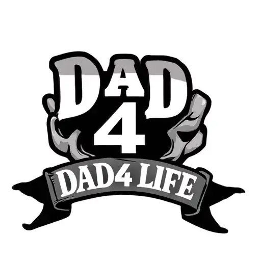 "Dad 4 life knuckle tattoos " dad4 life tattoo design idea