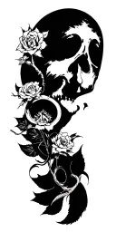 peace and chaos misunderstood tattoo design idea