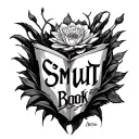 Smut Book tattoo design idea