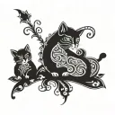 Paisley and jaxon tattoo design idea