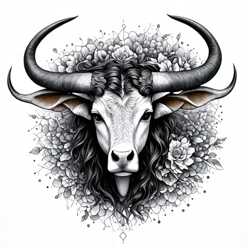taurus libra tattoo design idea