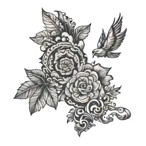 Colombia tattoo design idea