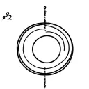 circle hook size 8 with latitude and longitude 36°26'15.0"N 87°29'02.5"W incorporated into the design tattoo design idea