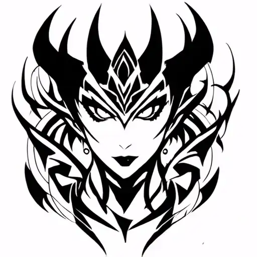 jinx from league of legends tattoo design idea