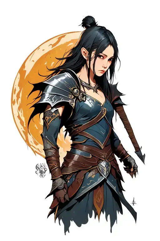 Skyrim tattoo design idea