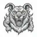 Cerberus tattoo design idea