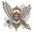 Seraph tattoo design idea
