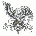 Seraph tattoo design idea