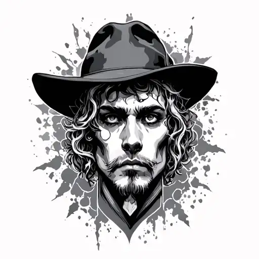 Loner tattoo design idea