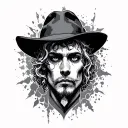 Loner tattoo design idea