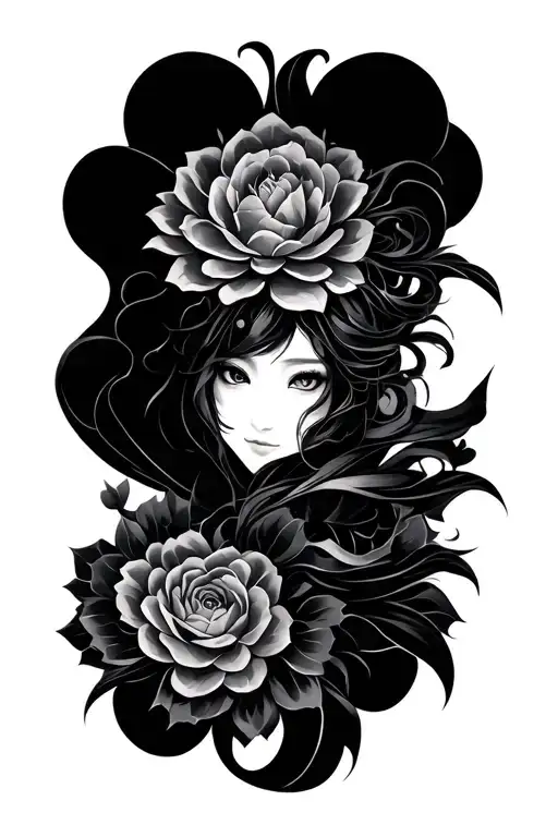 Sukuna Markings tattoo design idea