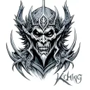 Lich King tattoo design idea