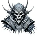 Lich King tattoo design idea