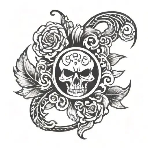 sleep token band logo tattoo design idea