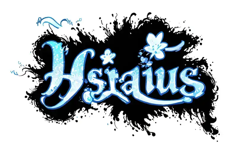 childs names subtly incorporated tattoo design idea