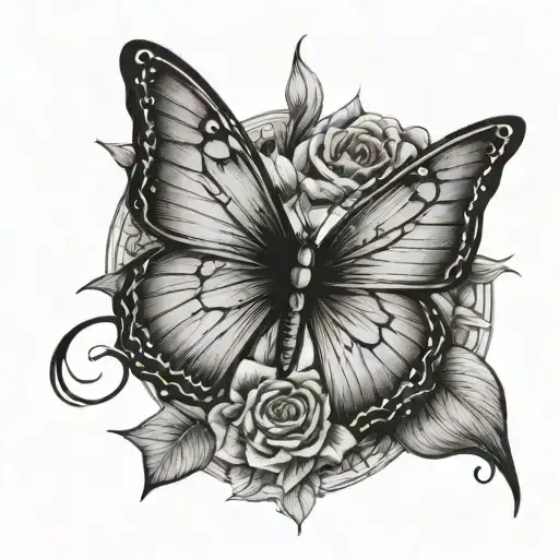 virgo, butterfly, peace simple tattoo design tattoo design idea