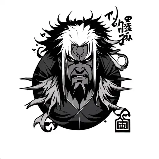 Jiraiya tattoo design idea