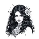 Aiden lily lydia tattoo design idea