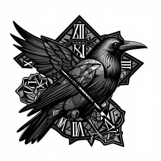 Roman Raven 82+ 28 Roman Numeral Tattoo Ideas in 2026 - BlackInk AI