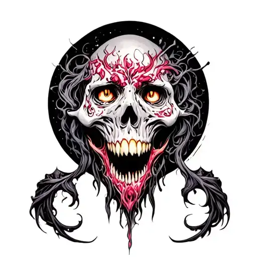 Eldrich cosmic horror tattoo design idea