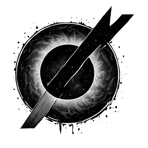 boredom symbol tattoo design idea