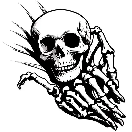 Skull, Skeleton hand tattoo design tattoo design idea