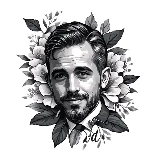 dad memorial tattoo design idea